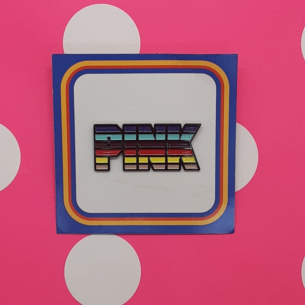 NWT Victoria’s Secret PINK “Good Vibes” enamel pin